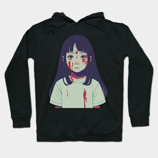 Cute bloody girl Hoodie